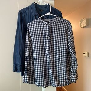 Two GUC Talbots Plus Petite Shirts